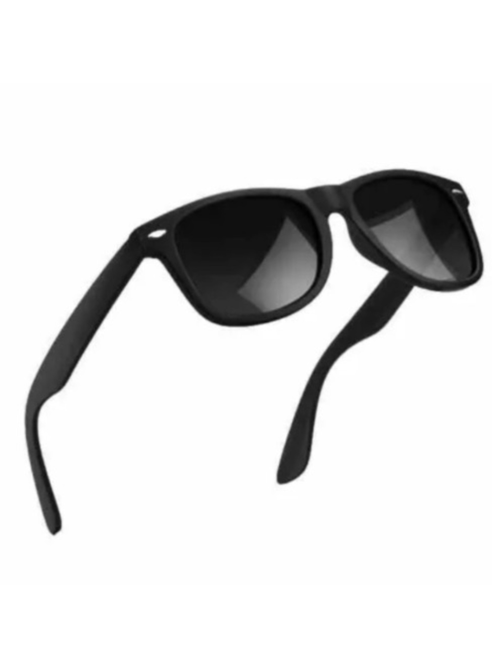 Men’s Polarized Sunglasses Black Unisex UV 400 Square Light Weight Pouch Cloth